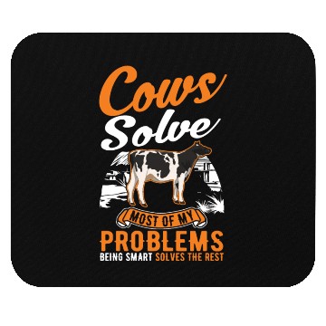 Discover Cow Gift Farmer Cattle Breeder Cows Mouse Pads