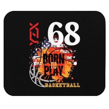 Discover Basketball, born to play Mouse Pads