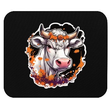Discover Kug Cow Halloween Cow Skull Cow Head Cows Mouse Pads
