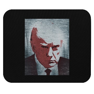 Discover Donald Trump mugshot graffiti Mouse Pads