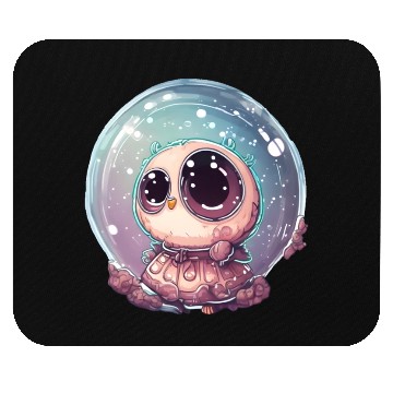 Discover Little Owl Creature Trapped In Bubble Mouse Pads