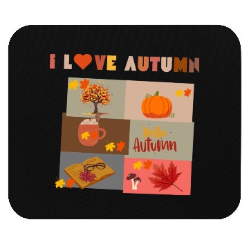 Discover I love Autumn Mouse Pads