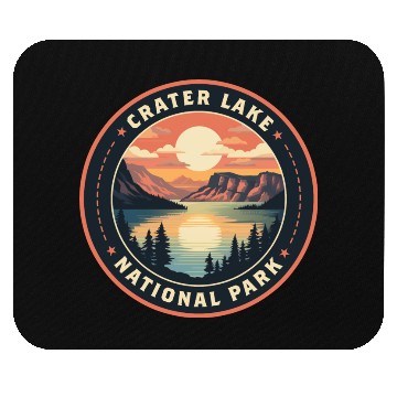 Discover Crater Lake National Park Mouse Pads