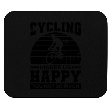 Discover Cycling Quote Mouse Pads