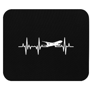Discover Planes Heartbeat Mouse Pads