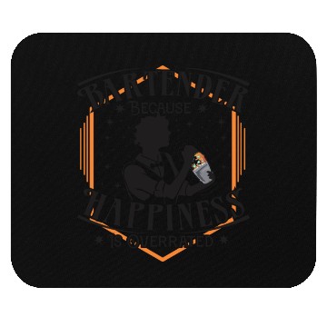 Discover bartender happiness Mouse Pads