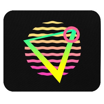 Discover Retro sunset style 80s Mouse Pads