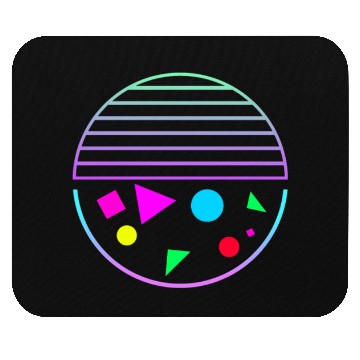 Discover Retro sunset style 80s Mouse Pads