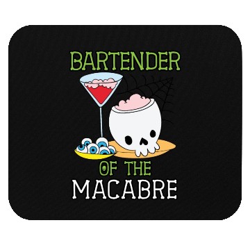 Discover Bartender of the Macabre Bartender Halloween Mouse Pads