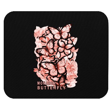 Discover monarch butterfly Mouse Pads