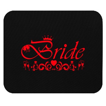 Discover Bride Bachelorette Party Red Mouse Pads