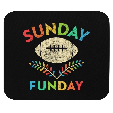 Discover Sunday Funday Football Mouse Pads
