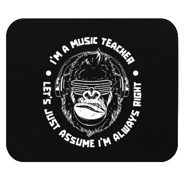 Discover Music Teacher Funny Mouse Pads