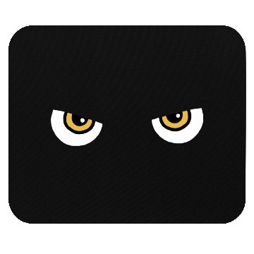 Discover Black Cat Yellow Eyes | Halloween Cat Lovers Gift Mouse Pads