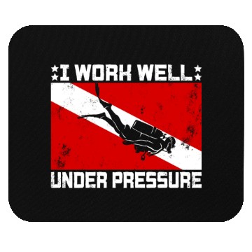 Discover Dive Master Rescue Diver Scuba Diving Instructor Mouse Pads