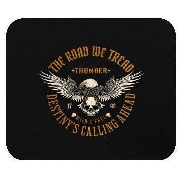 Discover Eagle and Skull Mouse Pads