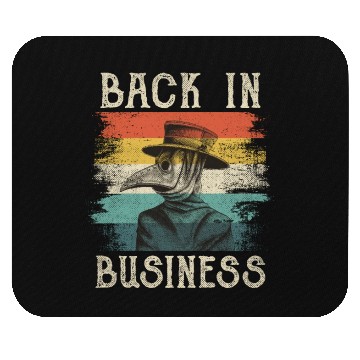 Discover Plague Doctor Mask Vintage Retro Quarantine Humor Mouse Pads