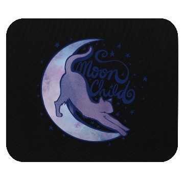 Discover Moonchild Cat Moon Mouse Pads