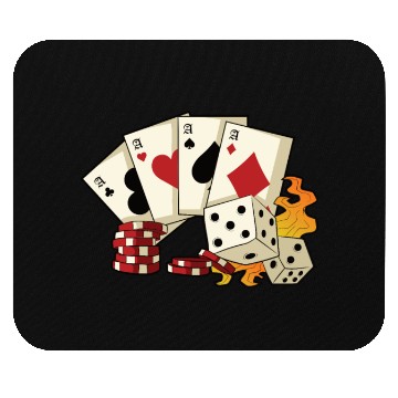 Discover Poker Ace Texas Hold'em Mouse Pads