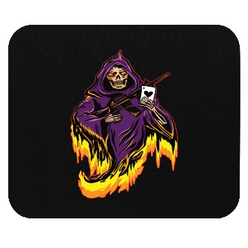 Discover Spades Ace Death Poker Texas Hold'em Mouse Pads