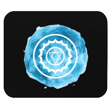 Discover Clear Expressions: Throat Chakra Artistry Mouse Pads