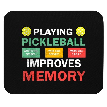 Discover Playing Pickleball improves memory Pickleball Mouse Pads