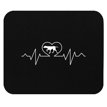 Discover heartbeat dog dalmatian Mouse Pads