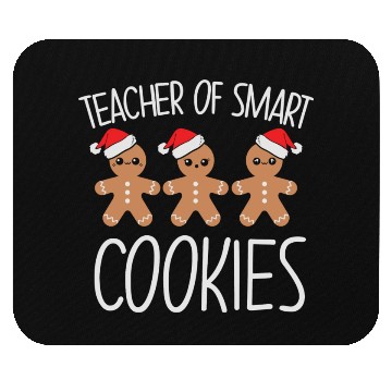 Discover Teacher Of Smart Cookies Gingerbread Christmas Mouse Pads
