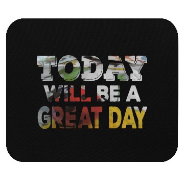 Discover Today Will Be A Great Day Ladybug Inspirational Mouse Pads