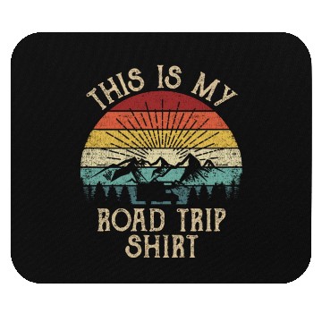 Discover This Is My Road Trip Mouse Pads RV Vacation Travel