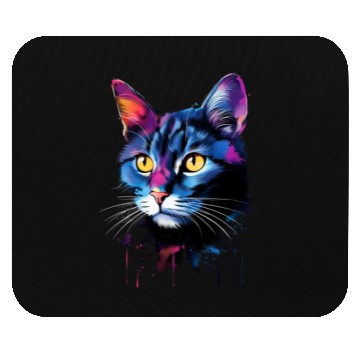 Discover Colorful Cute Shorthair Domestic Cat Mouse Pads