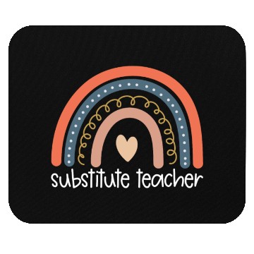 Discover Substitute Teacher Back To School Sub Teacher Mouse Pads