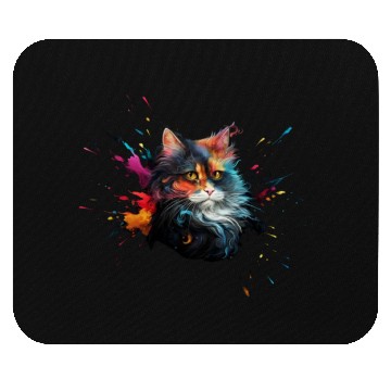 Discover Persian Cat Realistic Animal Portrait Mouse Pads