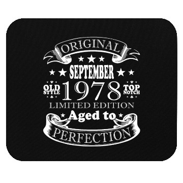 Discover september 1978 Anniversary september 1978 septembe Mouse Pads