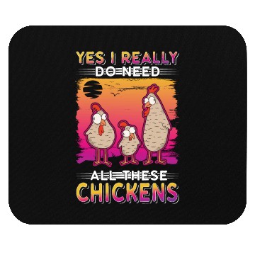 Discover Chickens Chicken Farm Farmer Mouse Pads