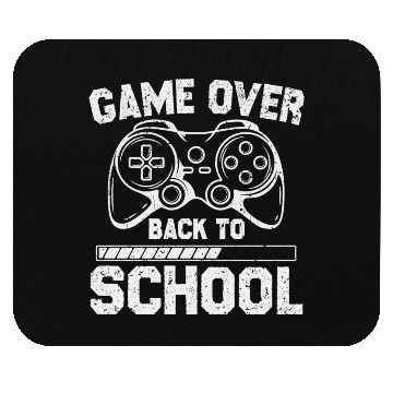 Discover Game Over Back To School Mouse Pads