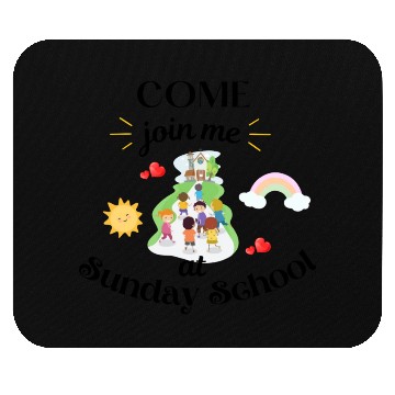 Discover Join Me At Sunday School Mouse Pads
