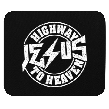 Discover Jesus Highway To Heaven Love Jesus Christian Mouse Pads