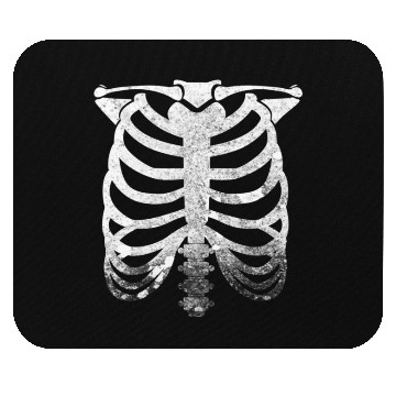 Discover Halloween Skeleton Rib Cage Mouse Pads