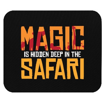 Discover Safari Magic Exploration Wilderness Lion Journey Mouse Pads