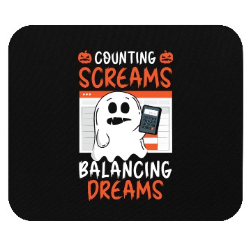 Discover Counting Screams Balancing Dreams Halloween Mouse Pads