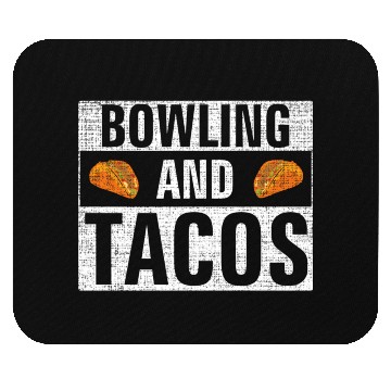 Discover Bowling And Tacos Sports Mouse Pads