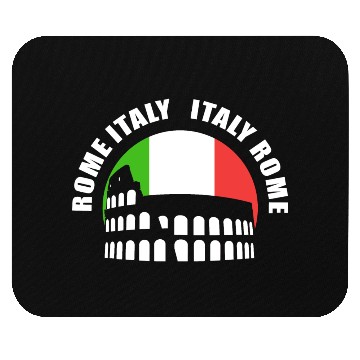 Discover Rome Italy Tourist Guide Mouse Pads