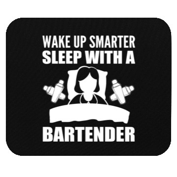 Discover Sleep with Bartender Funny Bartender Gift Mouse Pads