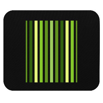 Discover Green And White Vertical Striped Mouse Pads