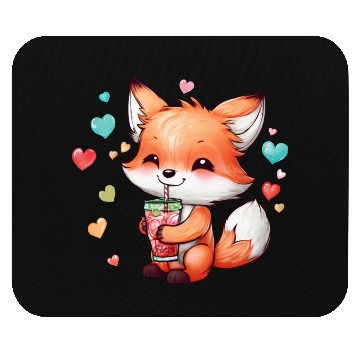Discover Fox cub Mouse Pads