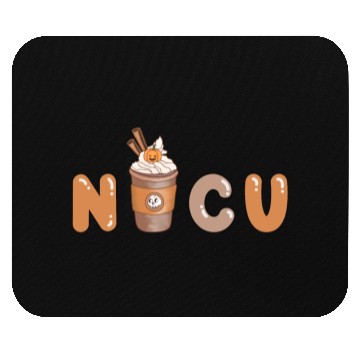 Discover Cute NICU Coffee Halloween design Mouse Pads