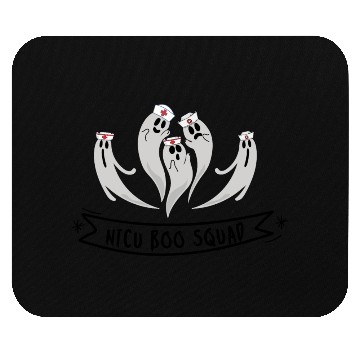 Discover Cute NICU Halloween | NICU boo squad design Mouse Pads