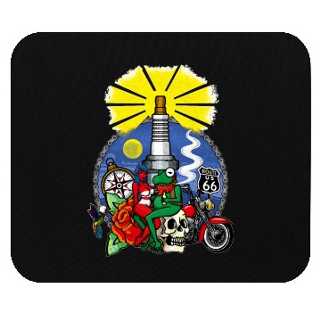 Discover Pinup and night frog Mouse Pads