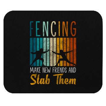 Discover Fencing Training Winner Tradition Mouse Pads